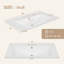 Ensemble de meuble-lavabo 30 po avec lavabo, armoire de salle de bain multifonctionnelle avec portes et tiroir, structure solide et panneau de fibres à densité moyenne-1100853977