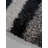 Hand Tufted Shag Polyester Eco-Friendly Area Rugs - Rectangle, Black Beige Color, Geometric Modern Design, High Pile Thick Handmade Anti Skid Area Rugs for Living Room, Bed Room-37198983