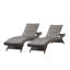 Ensemble de 1 chaise pliante pour patio-135721256