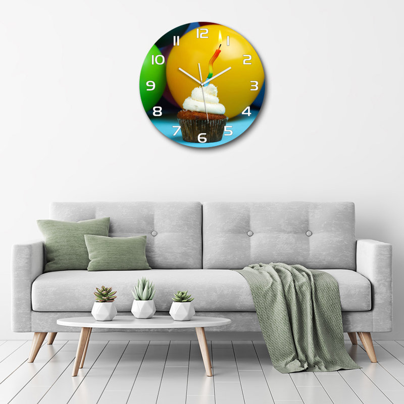 Johnni Glass Wall Clock