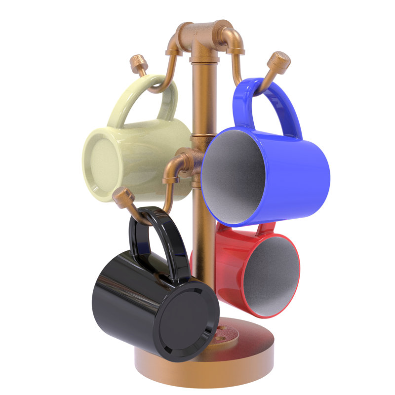 Erasmus Mug Tree, Brushed Bronze