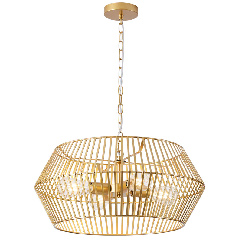 Luminaire suspendu 4 lumières DEL Ellasia