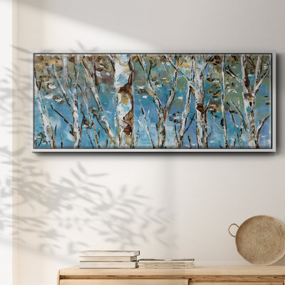 Winter Birch- Framed Canvas