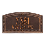 Hamilton Personalized Standard 2-Line Wall Address Plaque