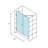 Bromley GS 68.63" x 72" Rectangle Hinged Shower Enclosure-1623464919