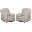 Fauteuil inclinable électrique Aboubakr avec massage thermique et auto-glissement-120142229