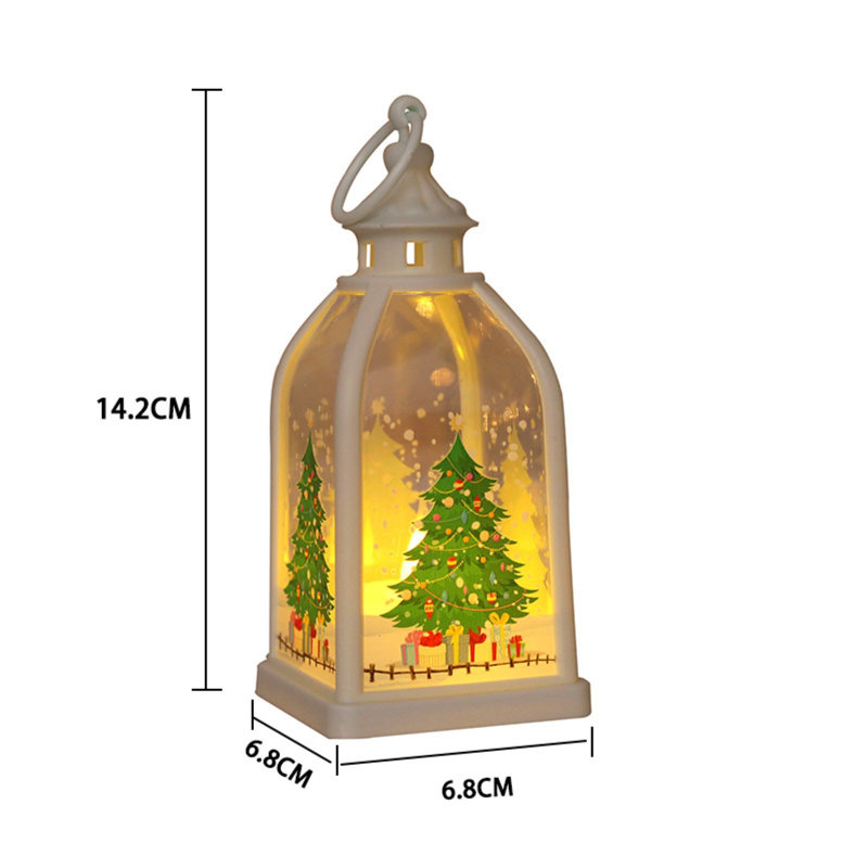 Décorations de Noël ornements de bureau veilleuse de Noël, A