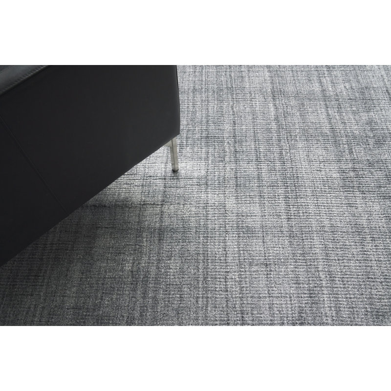 Robin Handmade Area Rug, Charcoal, Rectangle 9' x 12'