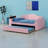 Upholstered Daybed With Storage Armrests, Trundle Bed And Latest Integrated Bluetooth Audio System-474483564-474483554