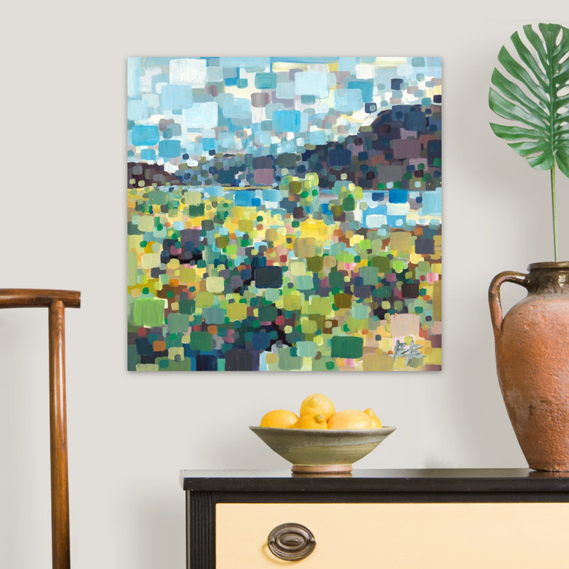 «Over the Brush» par Brooke Borcherding - reproduction d'art sur toile, H 24 po x l 24 po x 1,25 po, Canvas Gallery Wrap
