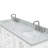 Stafford 73 " W Freestanding Standard Free Standing 2 Double Vanity Bathroom Vanity With Carrara Marble Top-93359273