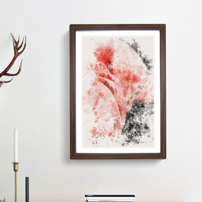 Pink Flamingo - Framed Print