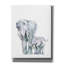 Toile épique «Mama Elephant On White» par Katrina Pete, 12 po x 16 po-106171656