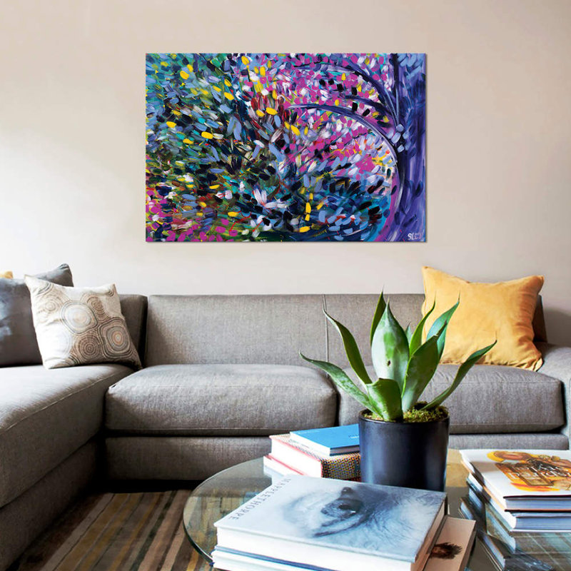 Parisian Fall by Shalimar Legaspi - Wrapped Canvas Gallery-Wrapped Canvas Giclee, 101.6 cm H x 66.04 cm W x 3.175 cm D