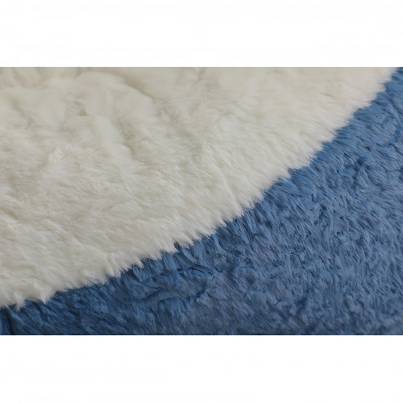 Fauteuil d'appoint à compression 33 po, Bleu / blanc / jaune