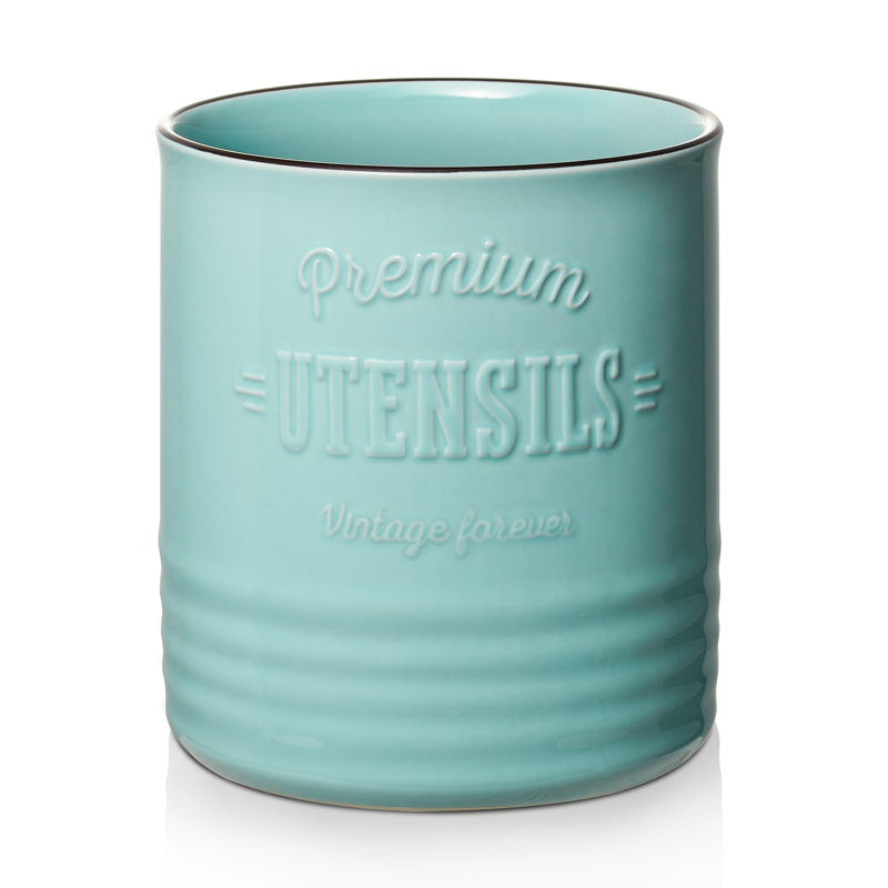 Ceramic / Porcelain Round Utensil Crock