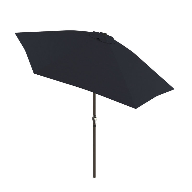 Parasol de marché 9 pi Astraea, Polyester bleu marine