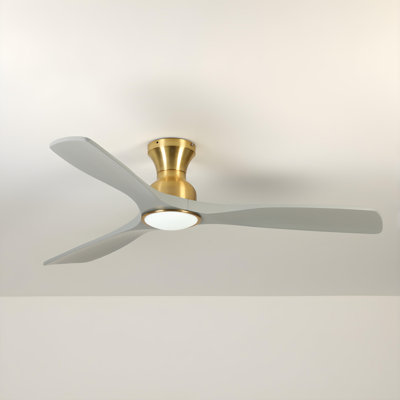 Karlena 52'' Ceiling Fan with Light Kit and Remote Control