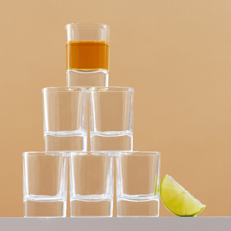 JoyJolt City Shot Glasses, 2oz.