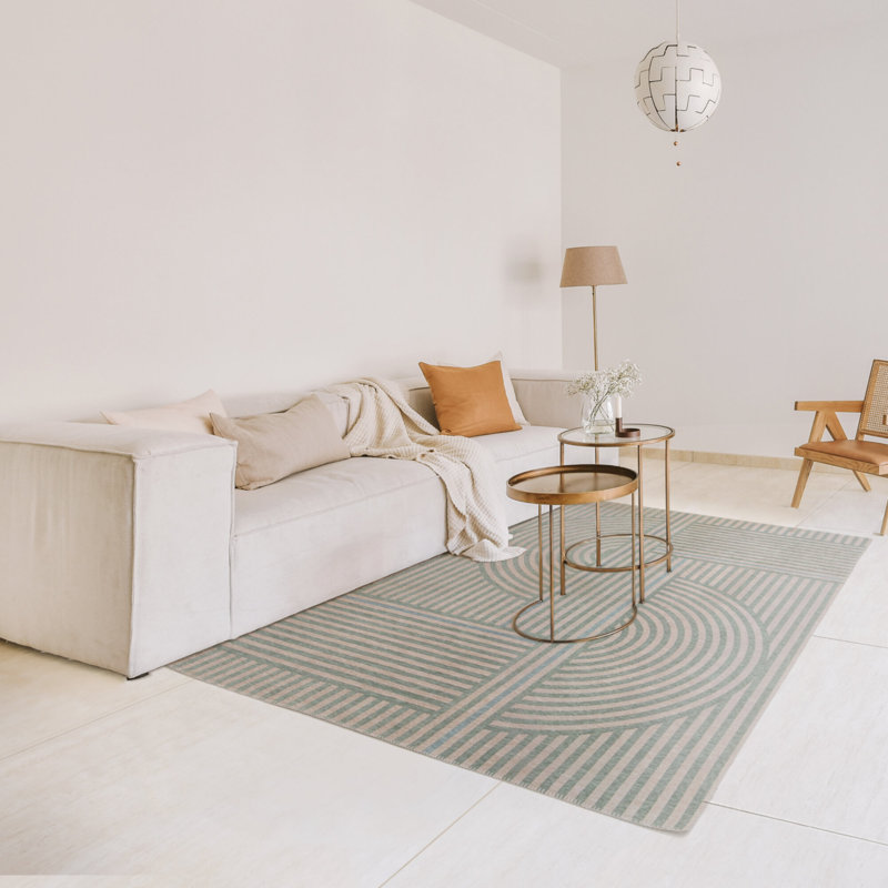 100% recycled polyester chenille rug with an artisan look, Rectangle 120 x 170cm