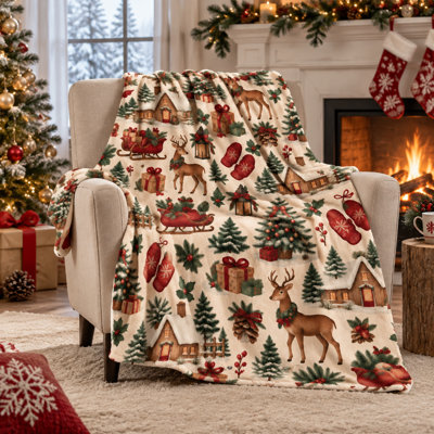 Soft and Warm Christmas Blanket