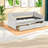 Elegant Twin Daybed With Storage, Linen Upholstery, Modern Style For Home