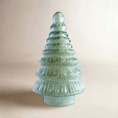 Embossed Glass Tabletop Tree