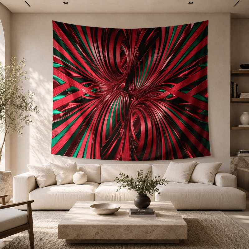 Tapisserie murale Op Art 7, 26 po x 36 po