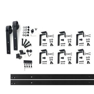 Black Rustic Single Track Bypass Convert To Double Track Bypass Hardware Kit