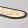 1- Light Modern LED Chandelier Matte Black Dimmable Linear Pendant Light with Remote
