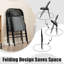 Antonino Fabric Padded Stackable Folding Chair Folding Chair Set