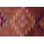 Tapis neutre, tapis turcs, tapis rétro, tapis en laine orange, tapis tissé à la main, tapis de couloir de 2,5 x 10 pi