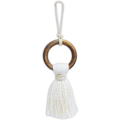 Beige Tassel Ornament - Set of 6