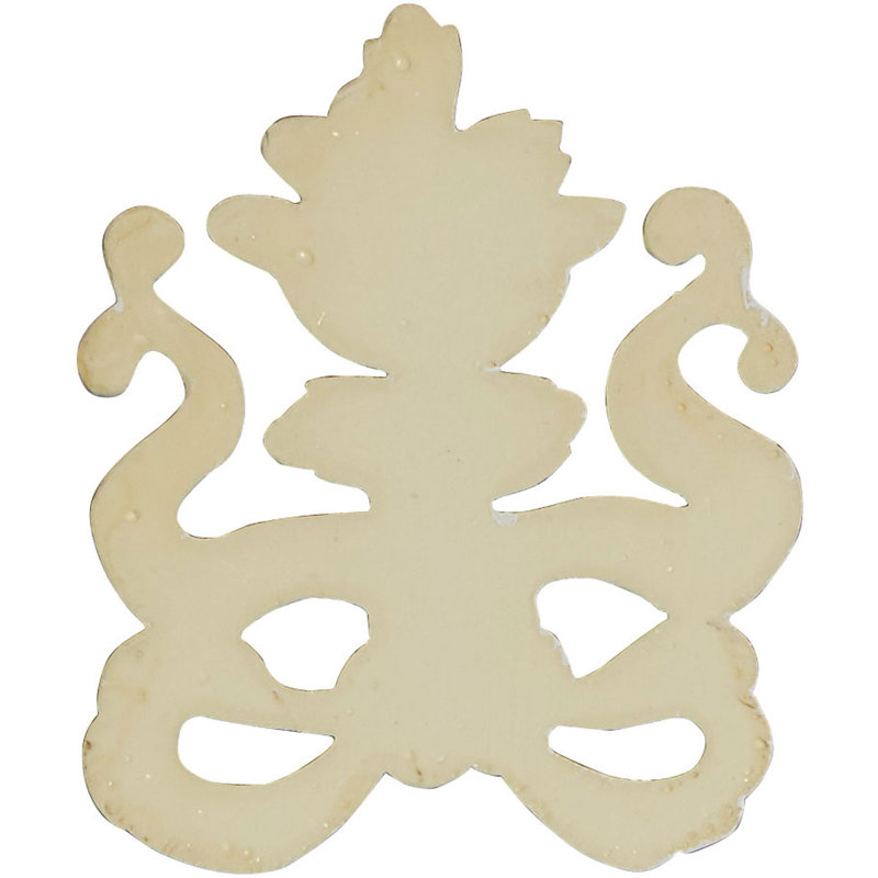 Versailles 6.38'' H x 5.13'' W x 0.88'' D Urethane Onlay Scroll