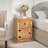 Enye 3 Piece Bedroom Set, One Nightstand, One Bed & One Large Dresser, Solid Wood Rustic Farmhouse Style-117194693