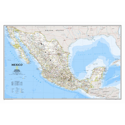 Carte murale classique du Mexique