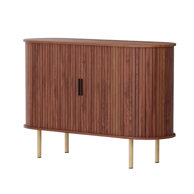 Buffet 47 po Mid-Century avec portes coulissantes, armoire de rangement pour la cuisine, le salon et le vestibule