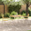 2 - Person Wood Patio Dining Set with Square Table