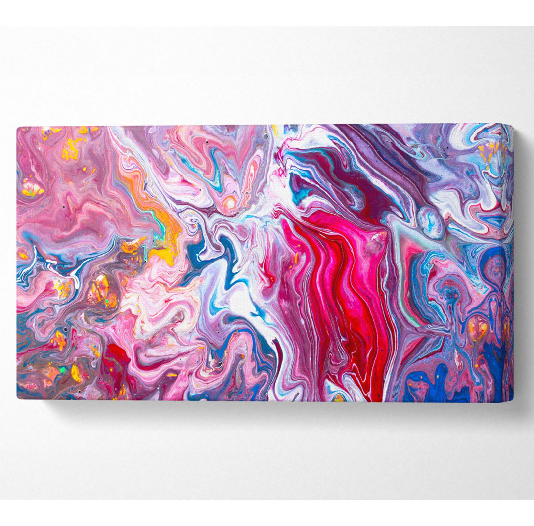 Liquid Swirl Paint Purple - Kunstdrucke auf Leinwand