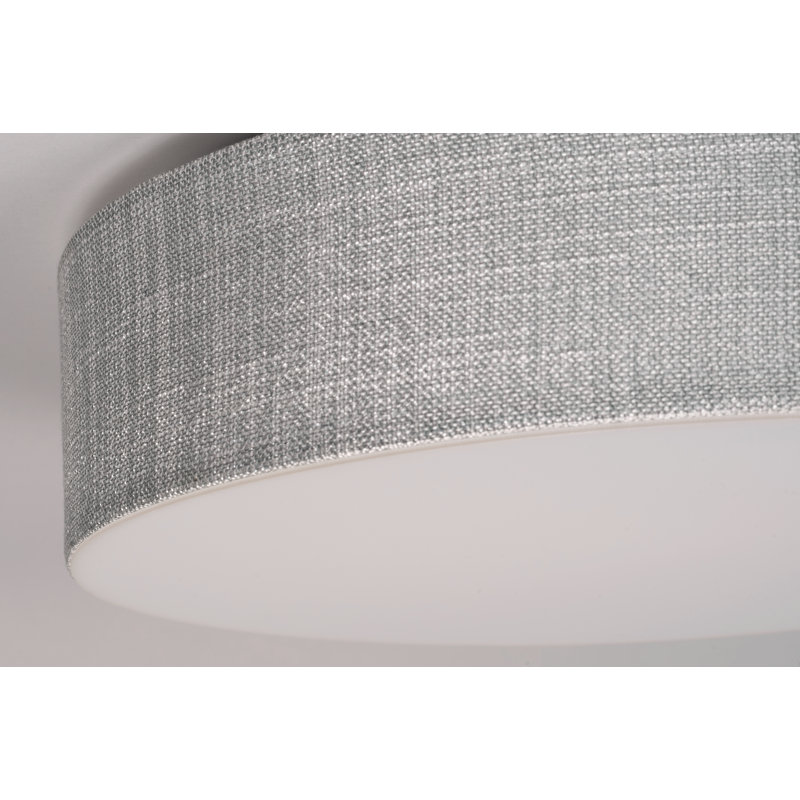 Raasch Flush Mount, 4.5"H x 20"W x 20"D, Gray