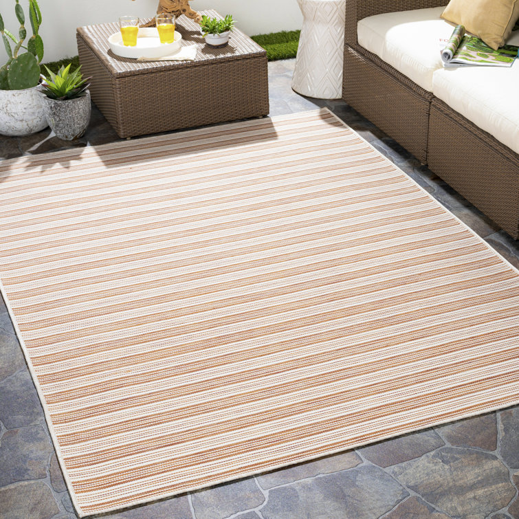 Orman Striped Indoor / Outdoor Rug