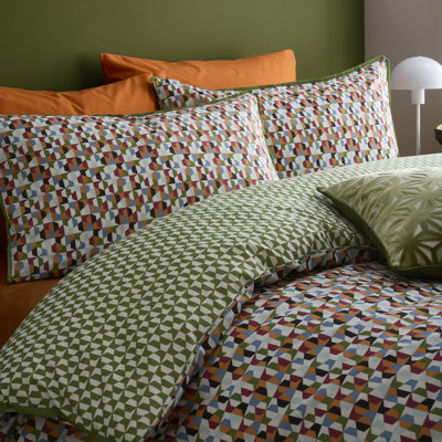 Star Geo Cotton Geometric Shapes Duvet Cover Set