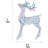 4 Ft Pre-Lit LED Light Up Iridescent Deer Lighted Display