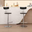 Chaise basse argentée (lot de 2)-24163375