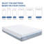 Matelas en mousse viscoélastique gélifiée à refroidissement moyen 12 po Gadre-71075669