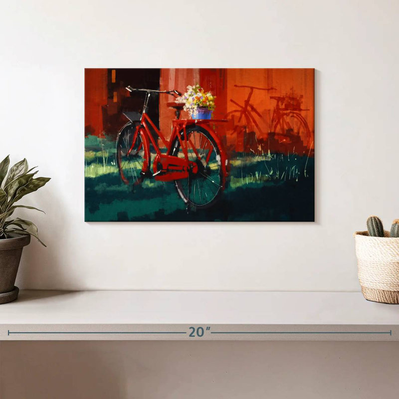 Vélo rouge Mehar, H 8 po x l 12 po