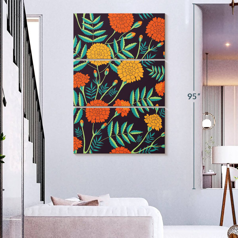 Harnek Blooming Marigolds Pattern