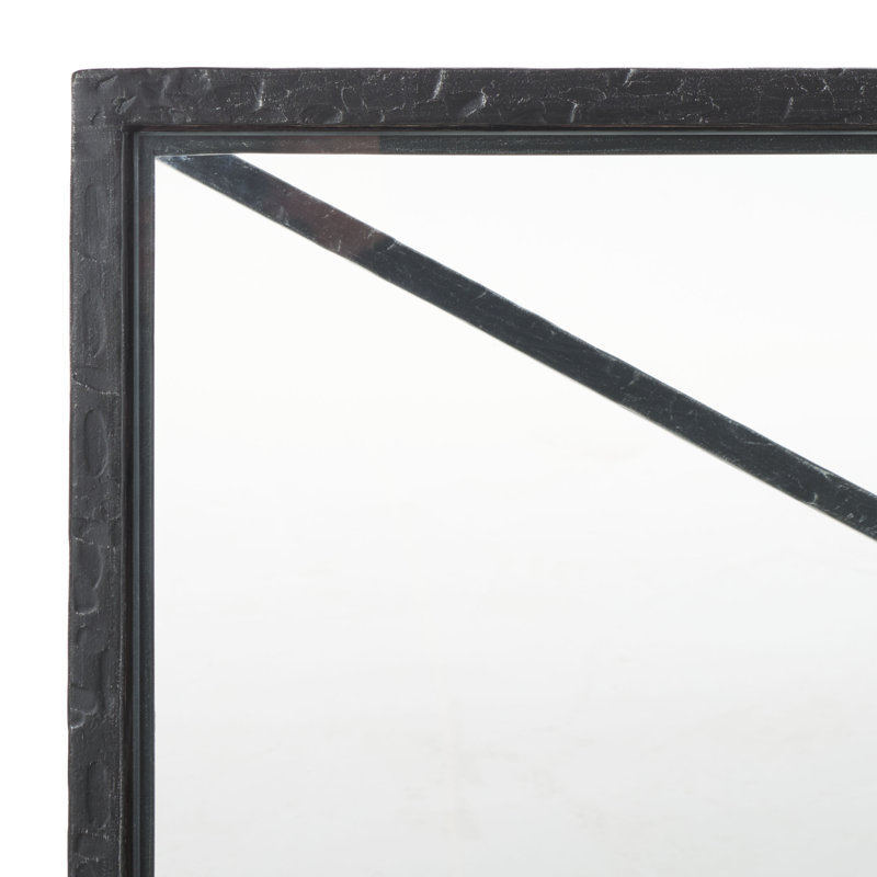 Table basse Markley, Noir, Clear Tempered Glass