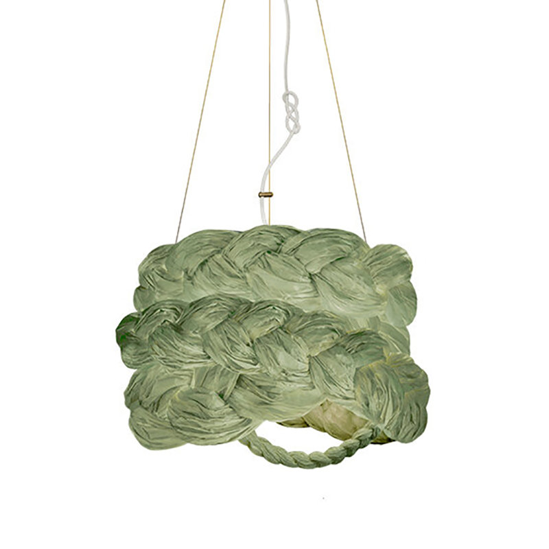 1 - Light Pendant, 3, 20" H x 32" W x 32" D, Green