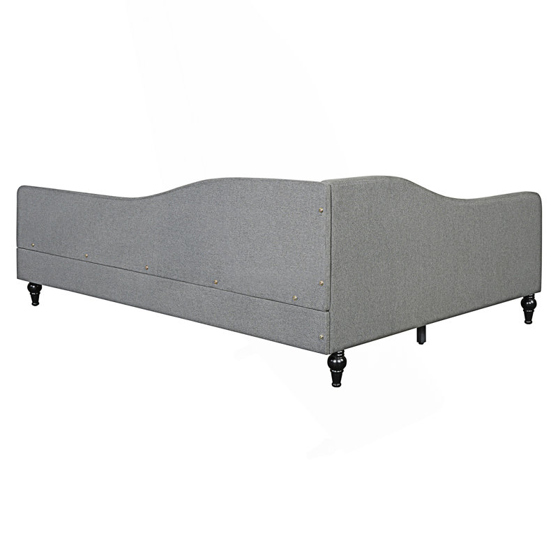 Full Size L-Shaped Daybed, Day Bed, Gray, Full/Double